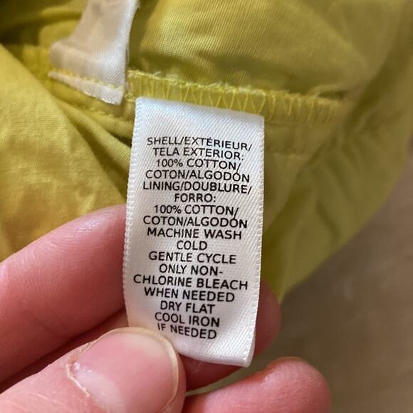 Ann Taylor LOFT Yellow Eyelet Cut Out Skirt - Picture 5 of 9